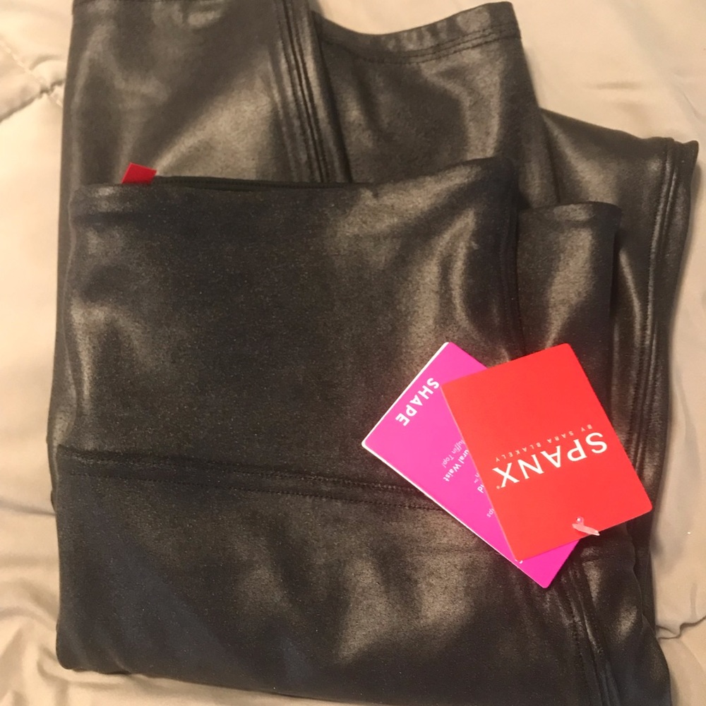 Spanx Faux Leather Leggings